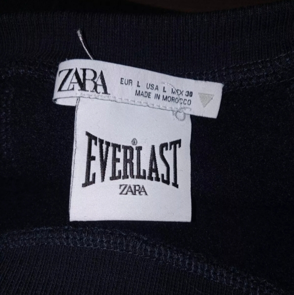 ZARA Everlast Bronx Cropped Sweatshirt 0264/317 - Picture 5 of 6